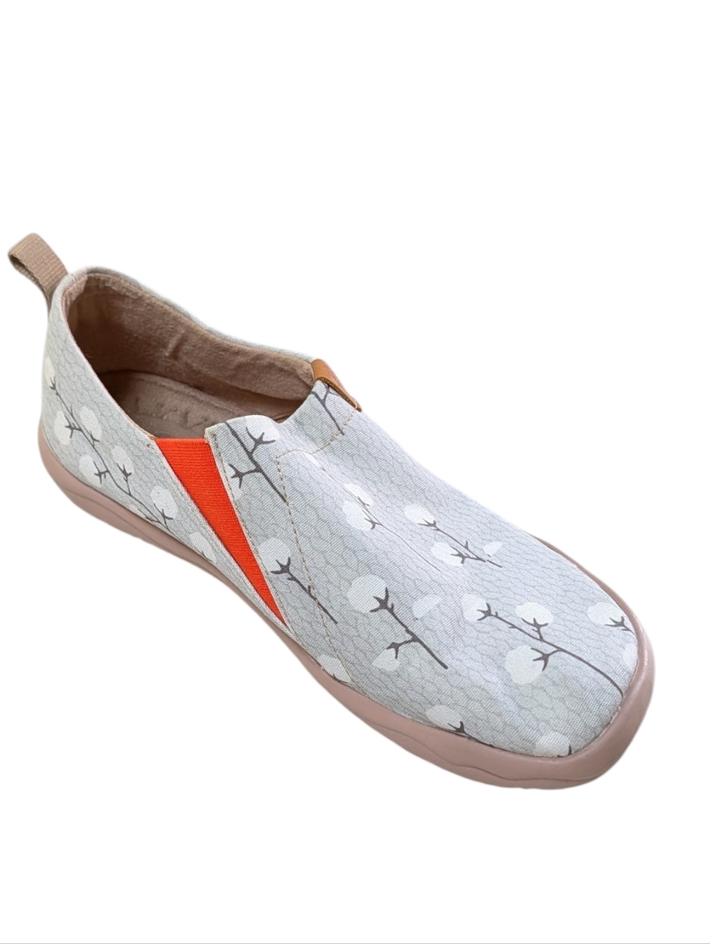 UIN, Painted Canvas Slip On Loafers. Size 10